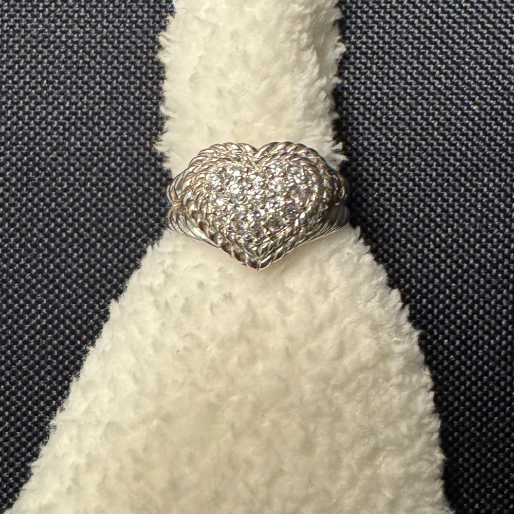Judith Ripka Heart Ring